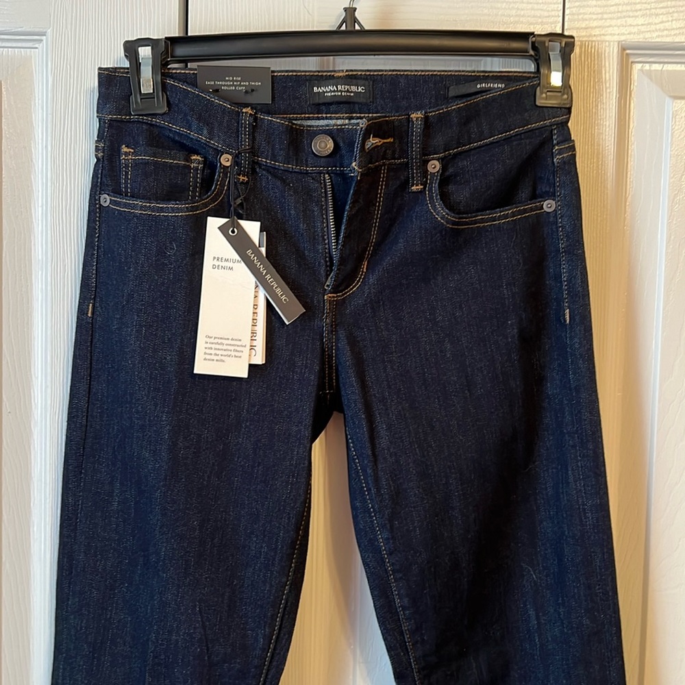 NWT Banana Republic Girlfriend Jeans Sz 26/2